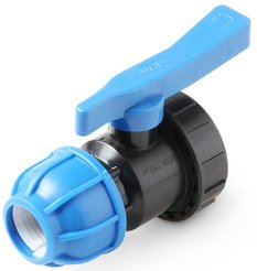 Кран компрессионный ПНД Pro Aqua UNIO d25x3/4" внутренняя резьба
