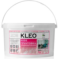 Грунтовка под обои укрывающая KLEO HIDE 20 цвет белый (3кг)