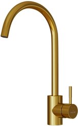 Смеситель для кухни MIXLINE MLSS-0303G золото