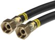 Шланг для газовых приборов резиновый (черный) 1/2"х1,0м в/в,MP-У