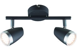 Спот светодиодный Rivoli Joyce 6156-702 черный 2х4Вт 3200К поворотный