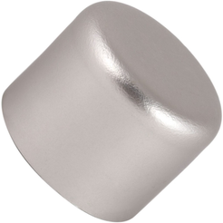 Заглушка D25 закругленная Сатин (2шт)