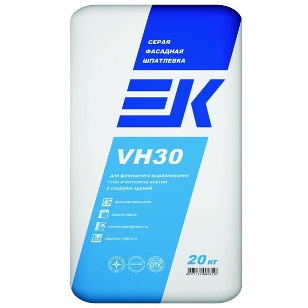 Шпатлевка цементная ЕК VH30 (20кг)