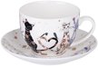 Пара чайная Lefard Lavander Cats 275мл фарфор
