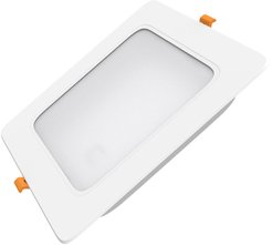 Светильник Gauss Basic Downlight квадрат 12W 1000lm 4000K 170-260V IP20 145х26 белый LED 1/60
