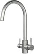 Смеситель для кухни AM.PM X-Joy S F85B07711 с переключением на фильтр для питьевой воды, сатин 