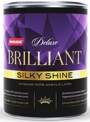 Краска интерьерная PARADE DELUXE Brilliant Silky Shine шелковисто-матовая белая База А (2,7л)