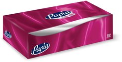 Салфетки для лица PAPIA 2-слойные 100шт