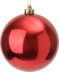 Шар 15см красный, глянец SYQA-0124227-R