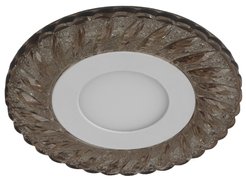 Светильник с подсветкой ЭРА DK LED 15 CHP/WH шампань/белый