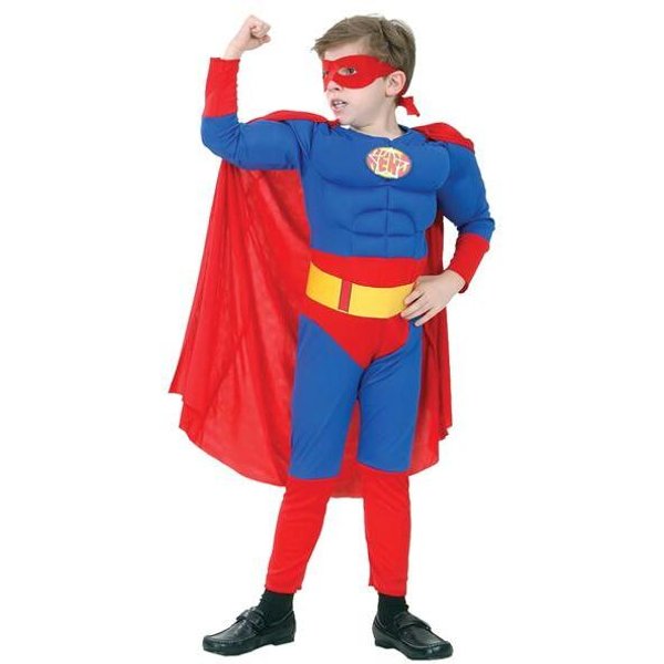 Костюм карнавальный Супермен с мускулатурой N02186
