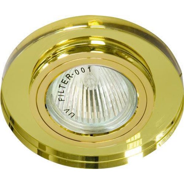 Светильник точ.Feron 8060-2 G5,3 MR16 желтый золото