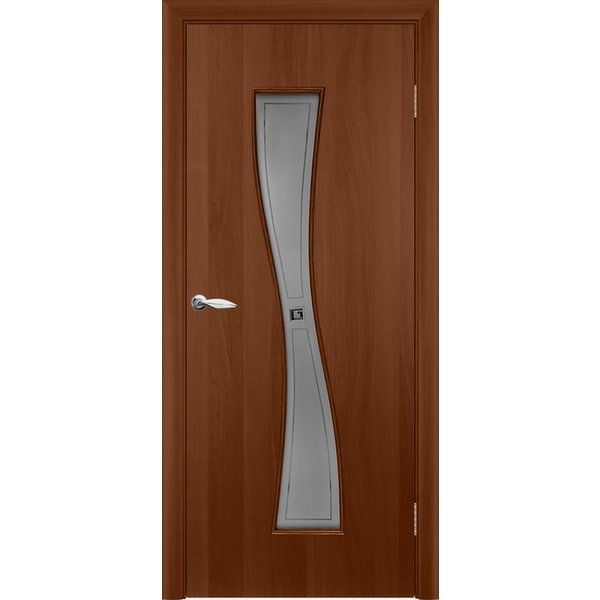 Дверь ДО Сезия миланский орех 80х200 ламинация фьюзинг