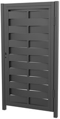 Комплект жалюзи калитки Утёс 2000х1000мм графит