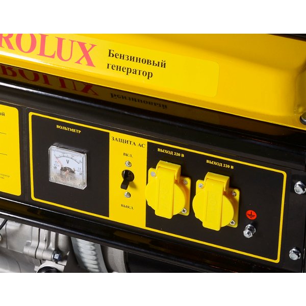 Генератор бензиновый Eurolux G6500A 5000/5500Вт 220В ручной стартер
