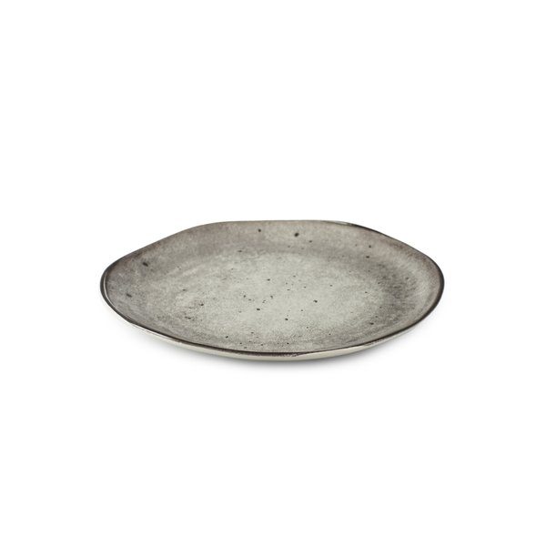 Тарелка десертная Domenik Stone 20см серый, керамика