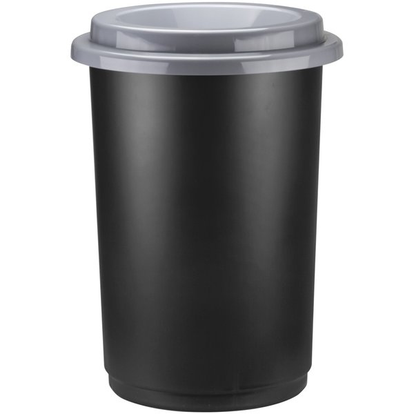 Контейнер д/мусора Idea 50л 42х42х59см ЭКО, черный, пластик