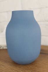 Ваза декоративная для сухоцветов Лаос синяя