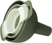 Набор воронок с фильтром Agness 3шт 10,5х12,6х9,8см/9х10,5х8см/7,5х8,8х6см пластик
