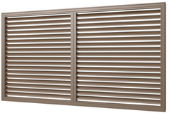 Решетка вентиляционная,профиль ПВХ,600х600,дуб