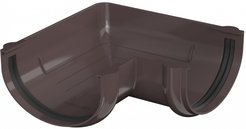 Угол желоба 90° ТН ОПТИМА темно-коричневый