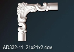 Элемент угловой Perfect AD332-11 21х21х24мм полиуретан (упаковка 2шт)