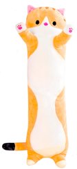 Игрушка подушка Кот Батон рыжий 50см 