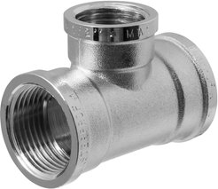 Тройник латунный переходной 3/4"х1/2"х3/4" внутренняя резьба