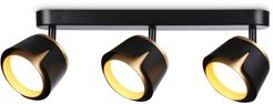 Спот Ambrella light TN71237/3 BK/GD черный/золото 3хGX53