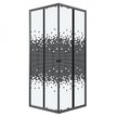 Ограждение душевое Niagara Eco NG-1009-14QBLACK (90х90х190) квадрат,раздвижное,черный,стекло мозаика,1 место