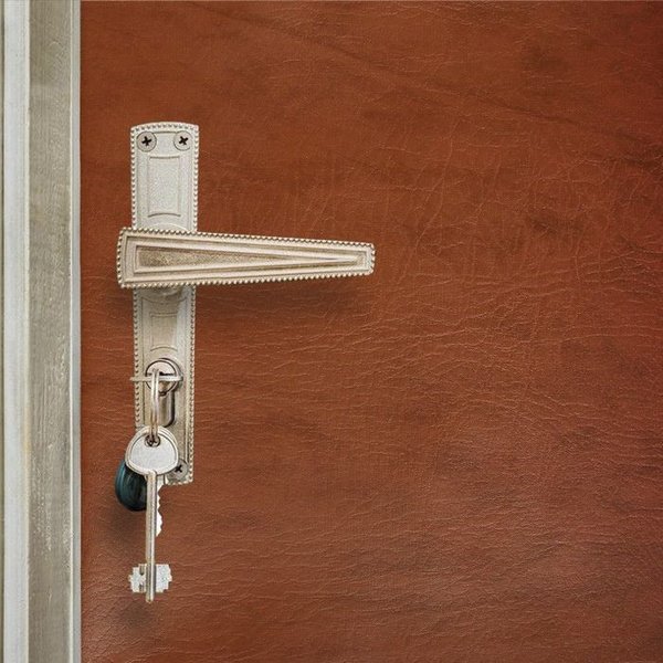 Комплект для обивки дверей (поролон 10мм/струна 10м/гвозди мебельные 50шт) светло-коричневый