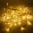 Электрогирлянда внешняя Бахрома 2х0,6м 100LED IP44, теплый белый, контролер, с коннектором, прозрач.кабель