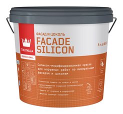 Краска фасадная Facade Silicon глубокоматовая база А 5л