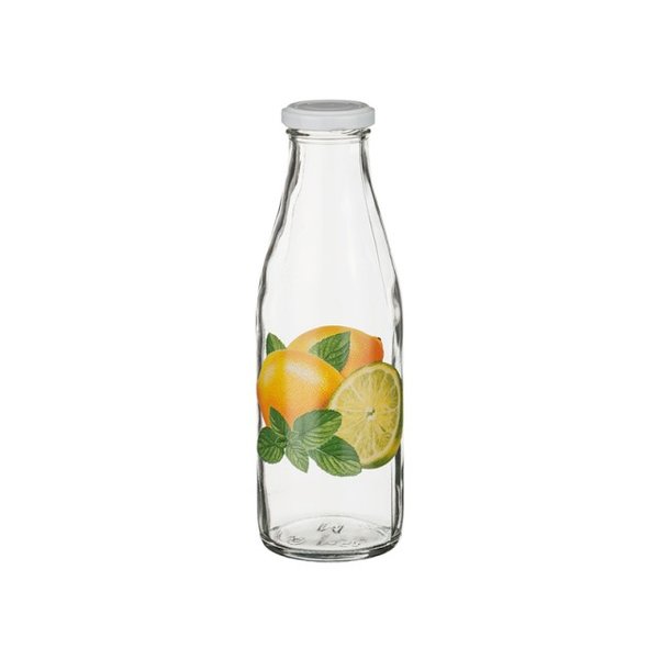 Бутылка Лимоны 250мл с крышкой,стекло арт.484-485