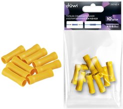 Гильза соединительная изолированная duwi 4.0-6.0 10шт