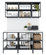 Гарнитур кухонный Mart Overtop 1,6м металл, черный