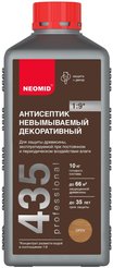 Антисептик финишный декоративный невымываемый NEOMID 435 концентрат 1:9 Орех (1кг)