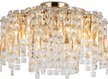 Люстра потолочная с хрусталем TR5474/10 GD/CL золото/прозрачный E14/10 max 40W D560х350