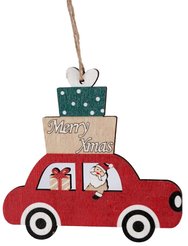 Украшение из дерева Машинка 12х11,5см SYMZPA-4422134