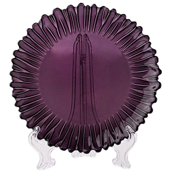 Тарелка десертная Pasabahce Ametist 20,5см фиолетовый, стекло