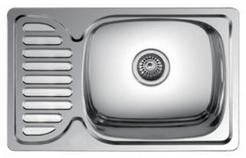 Мойка врезная Sink 7744Rdcr правая 780x480мм декор