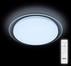 Люстра светодиодная 60W диммируемая Ritter SATURN RGB с ДУ