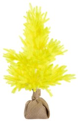 Ель искусственная Сапфир желтый 80см неоновый