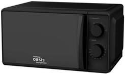 Печь микроволновая соло Oasis MW-70MB 700Вт 20л механическое управление, черный