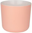 Горшок пластиковый Лион розовый с вкладкой d19 h17,5 v4,2л