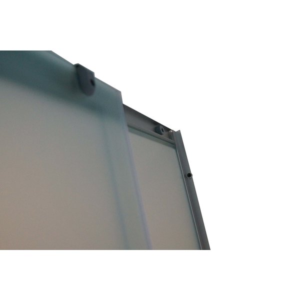 Ограждение душевое Parly ZEQ811 (80х80х193) матовое стекло,низкий квадратный поддон