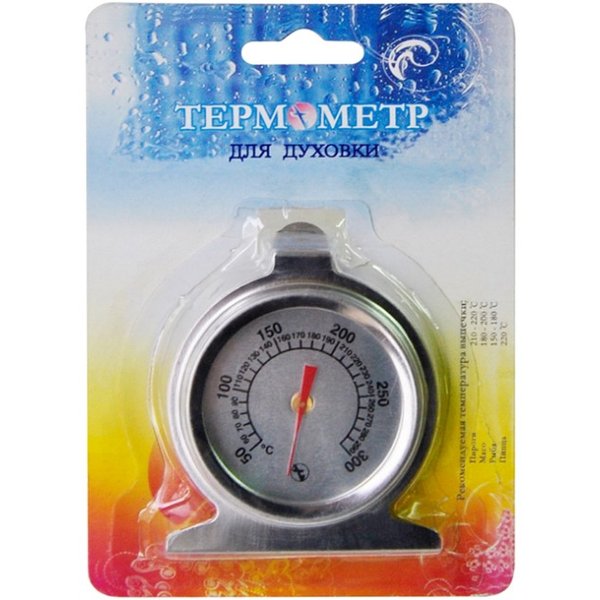 Термометр д/духовки, нерж.сталь