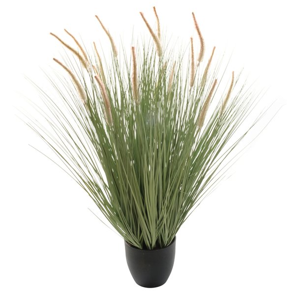 Растение искусственное Green bristlegrass зеленый DIY-T20 в кашпо 100см