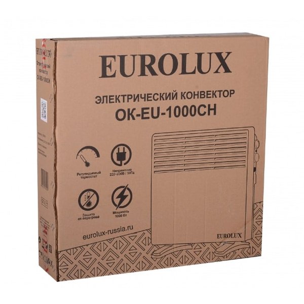 Конвектор электрический Eurolux ОК-EU-1000CH 1000Вт 