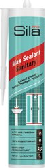 Герметик силиконовый санитарный Sila PRO Max Sealant бесцветный (290/280мл)